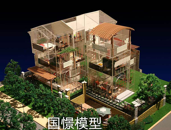 集贤县建筑模型