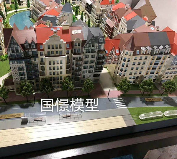 集贤县建筑模型