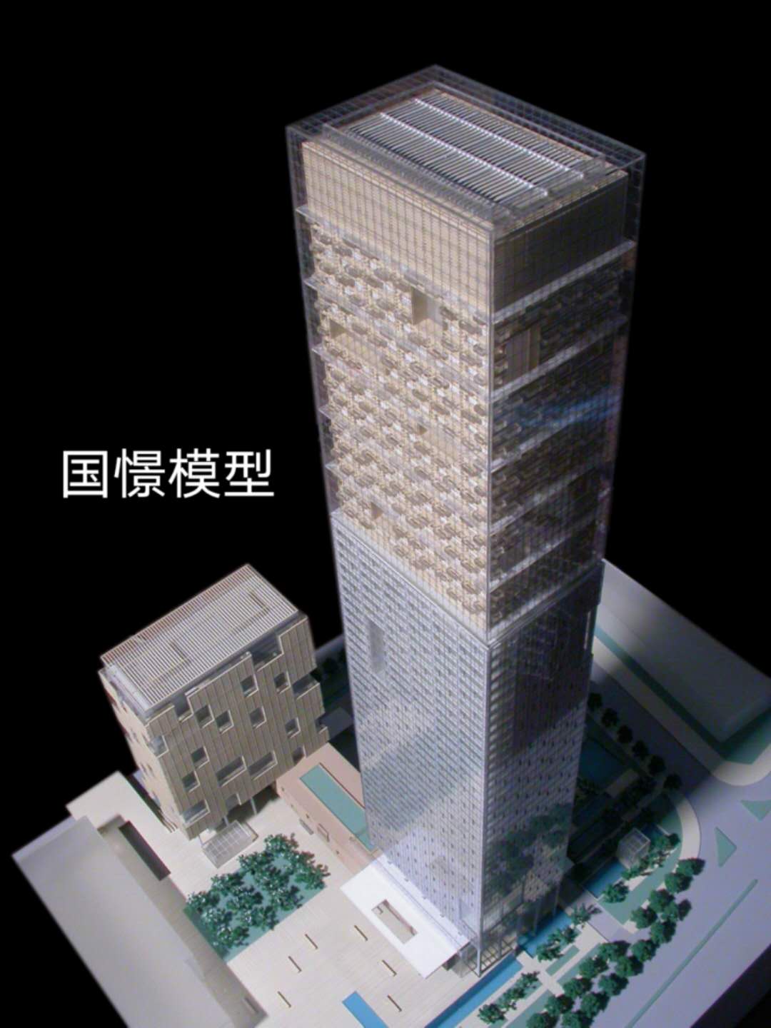 集贤县建筑模型